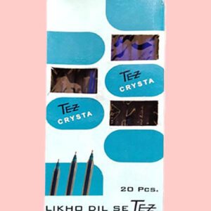 Ball Point Pen TEZ CRYSTA Pack of 20 – Smooth Writing